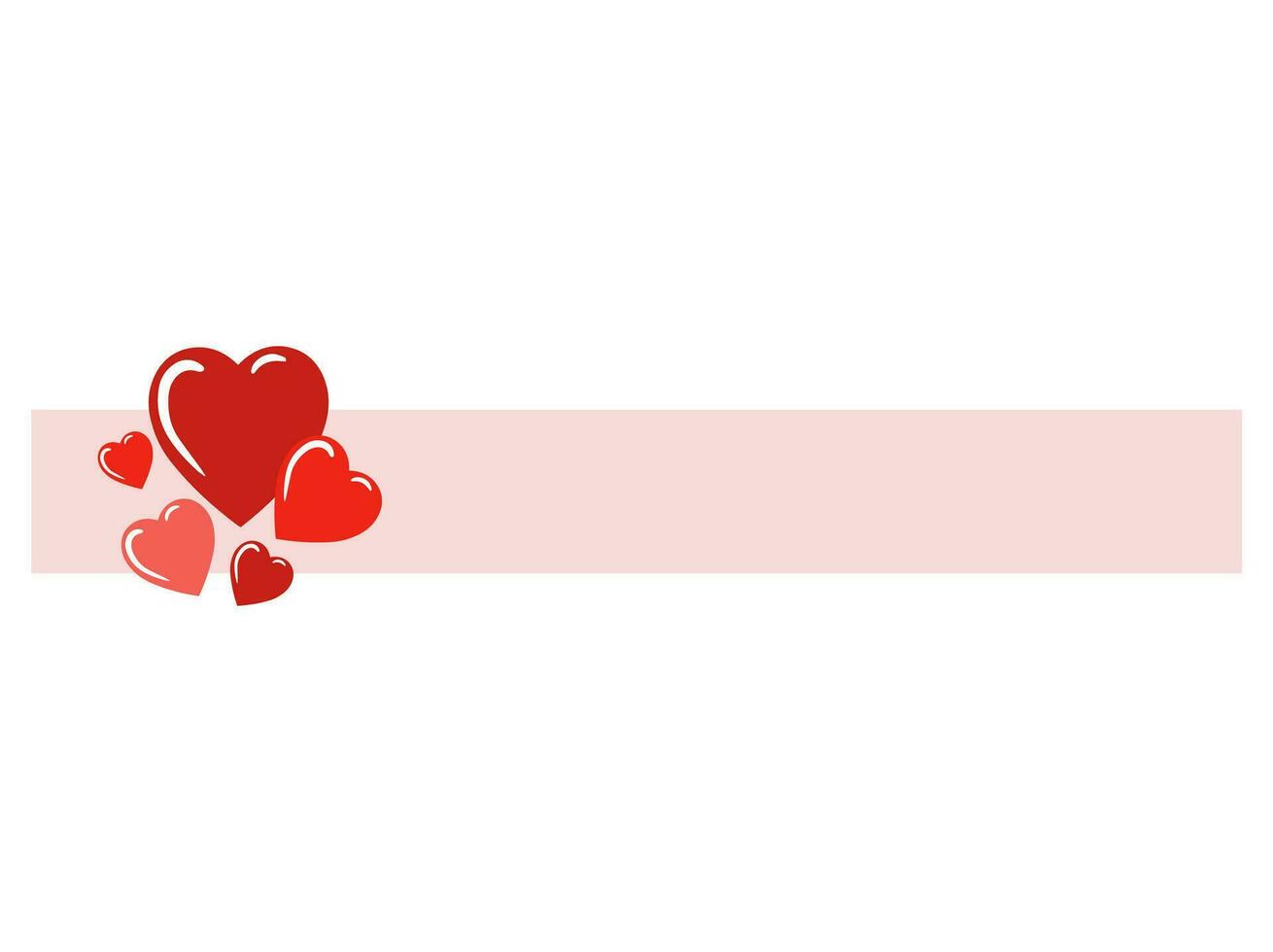 Valentine Heart Background vector