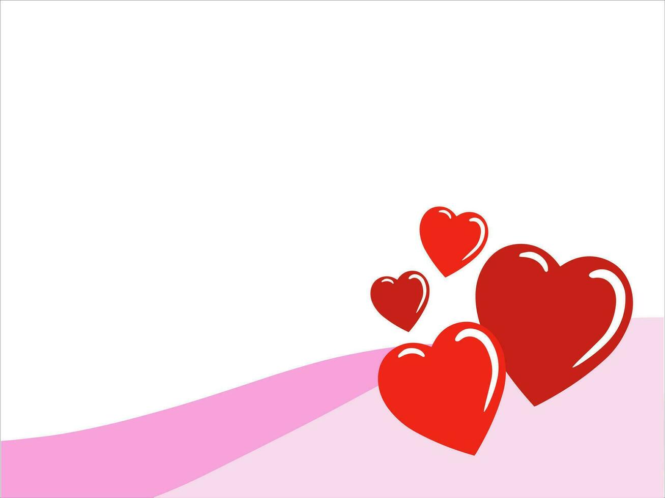 Love Background for Valentines Day vector