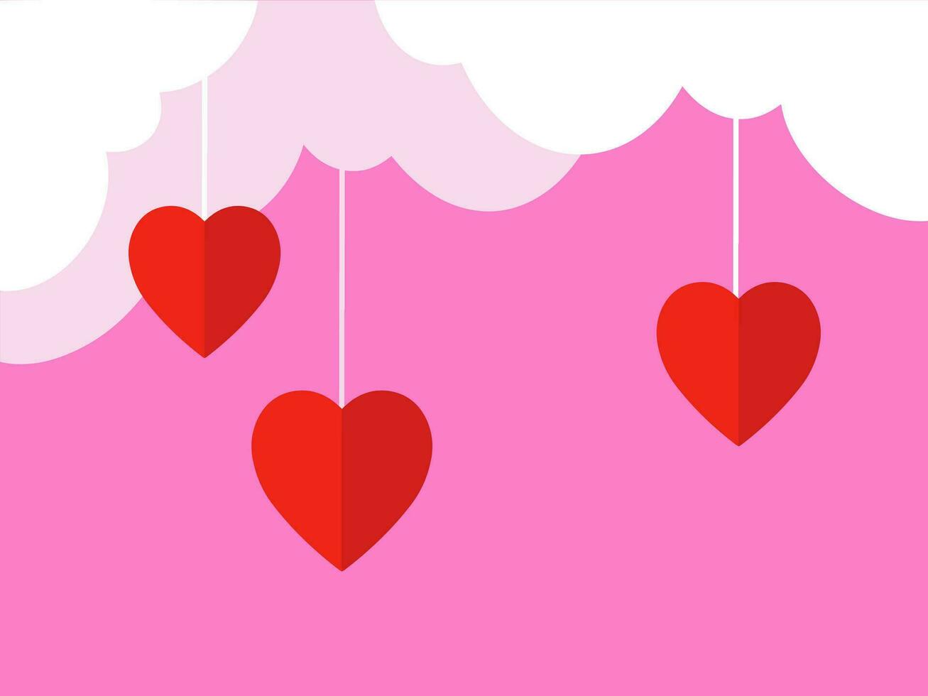 corazón y amor antecedentes para san valentin vector