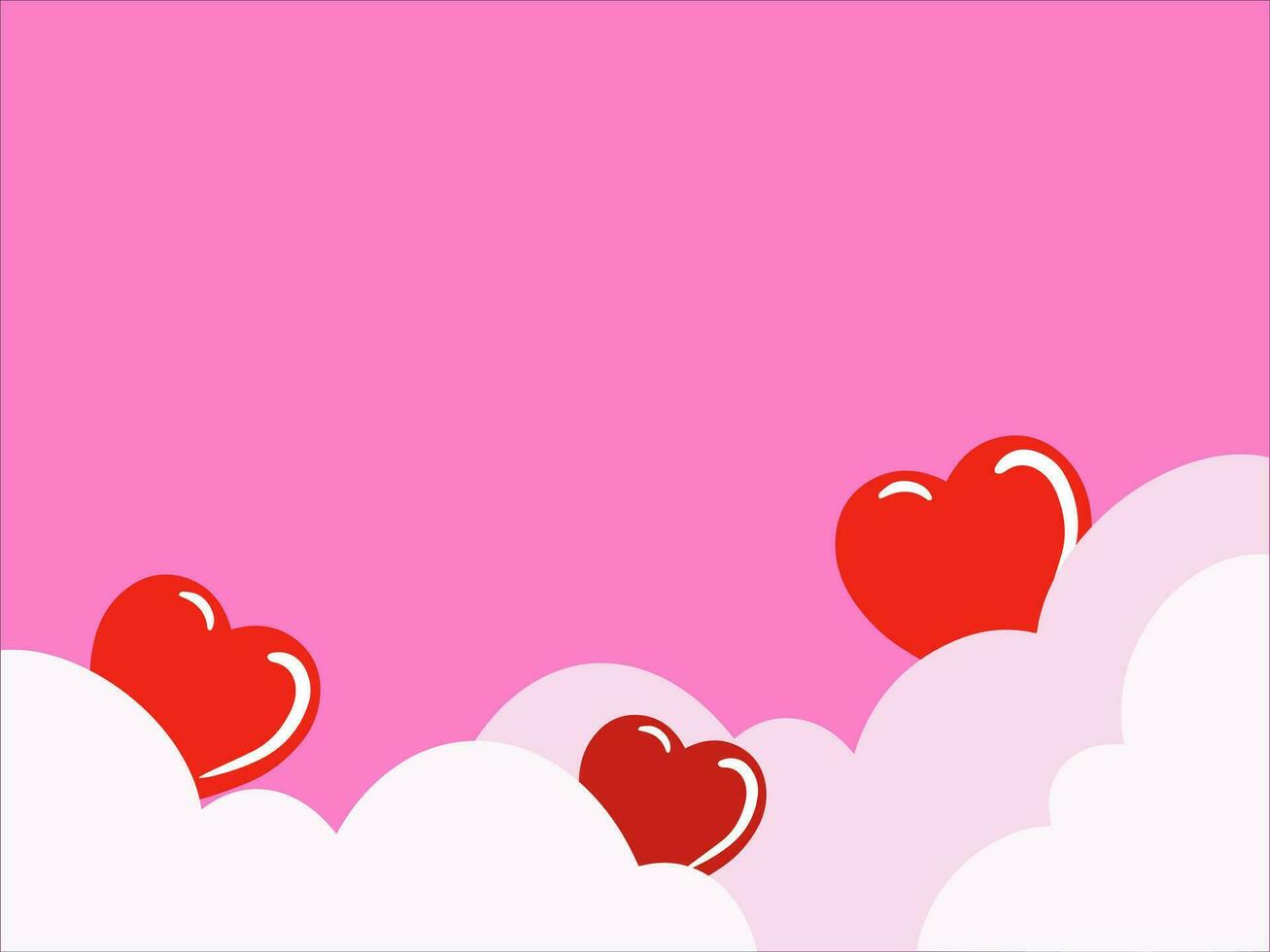 san valentin corazón antecedentes para decoración vector