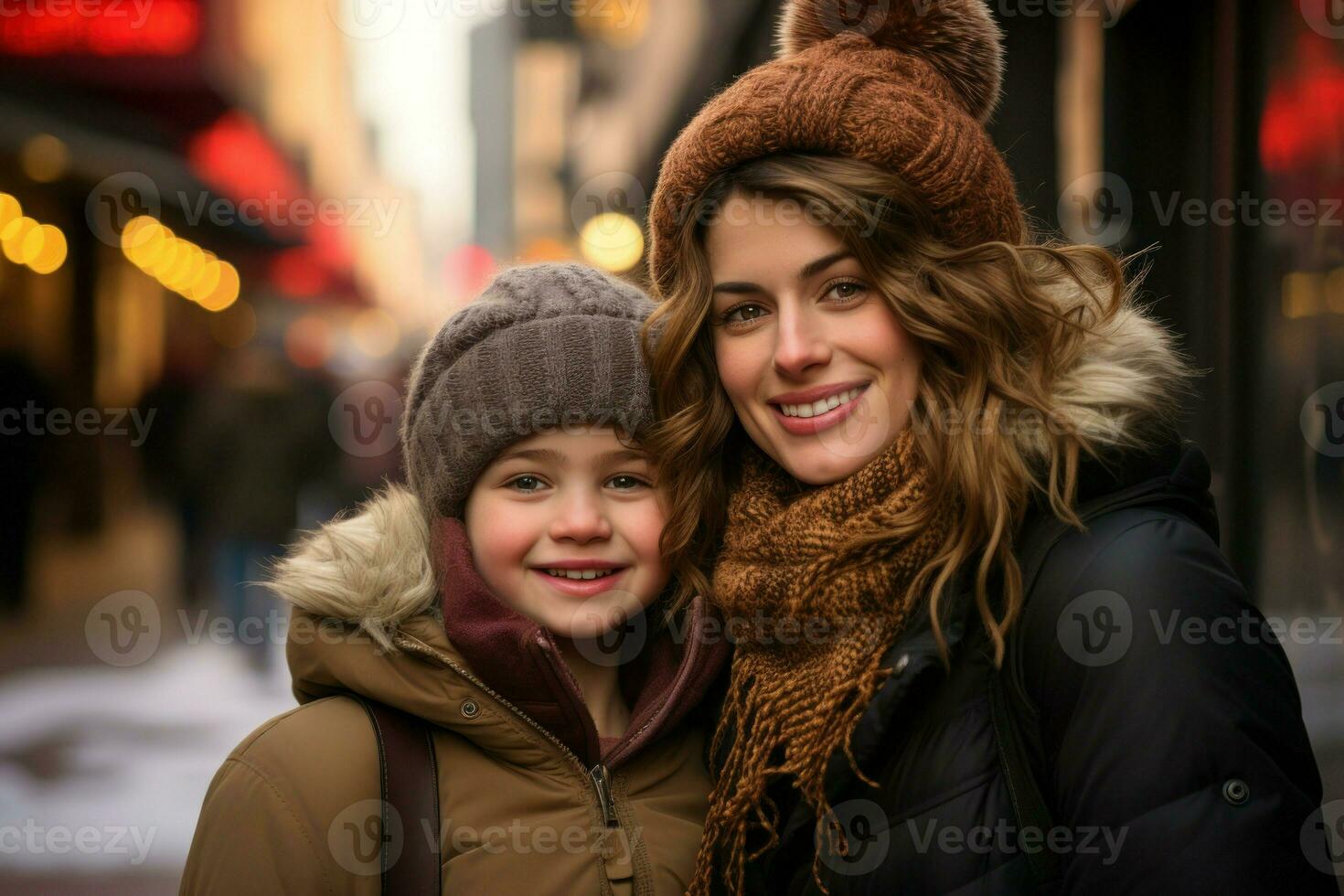 AI generated Winter Portraits - Generative AI photo