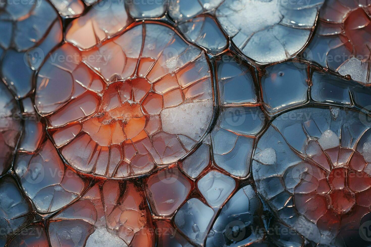 AI generated Frozen Abstracts - Generative AI photo