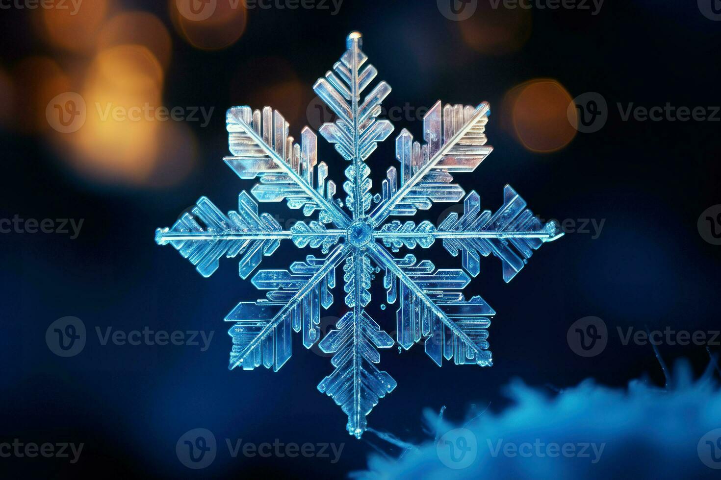 AI generated Snowflakes - Generative AI photo