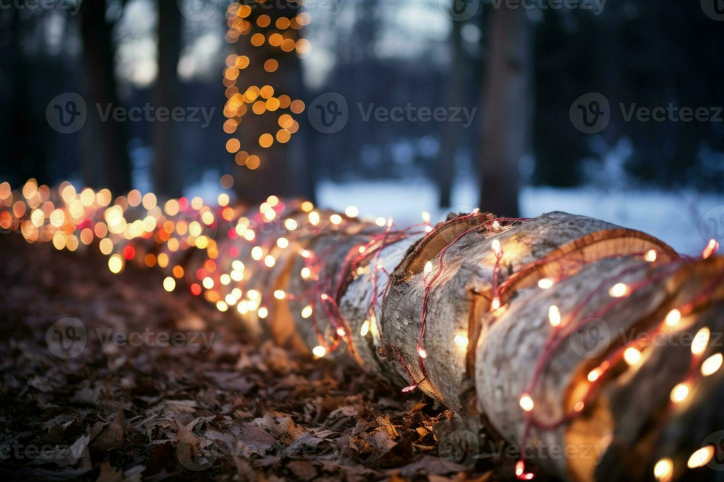 AI generated Yule Logs - Generative AI photo