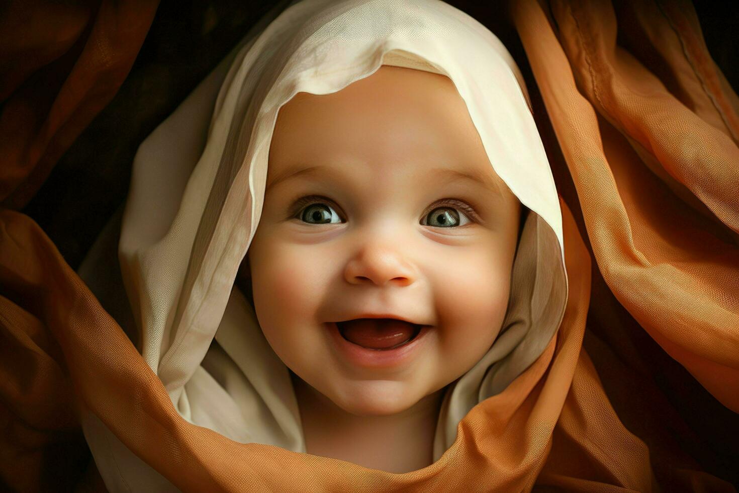 AI generated bron baby photo