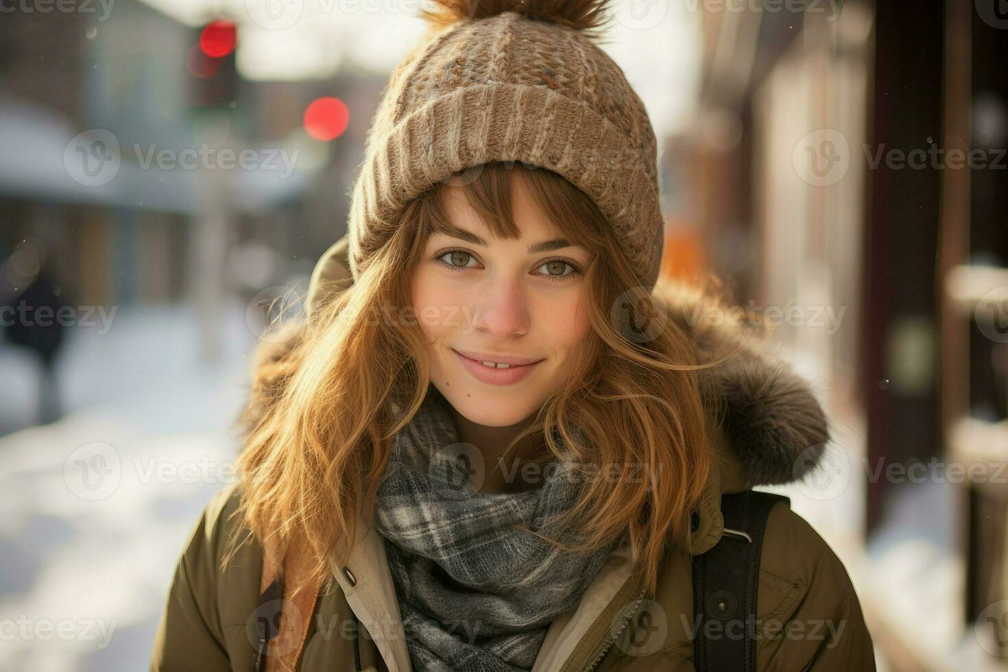 AI generated Winter Portraits - Generative AI photo