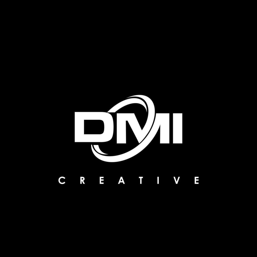 dmi letra inicial logo diseño modelo vector ilustración