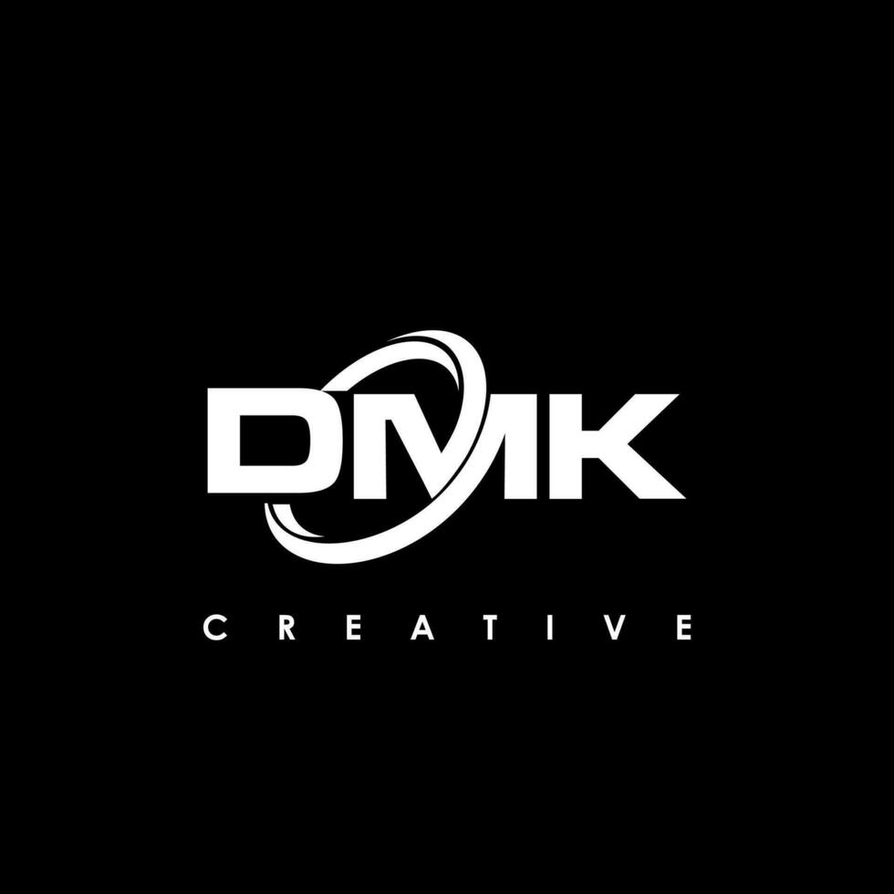 DMK letra inicial logo diseño modelo vector ilustración