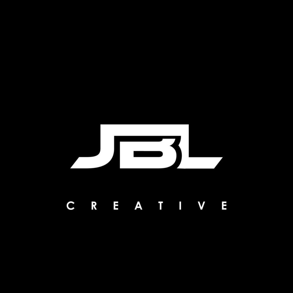 jbl letra inicial logo diseño modelo vector ilustración