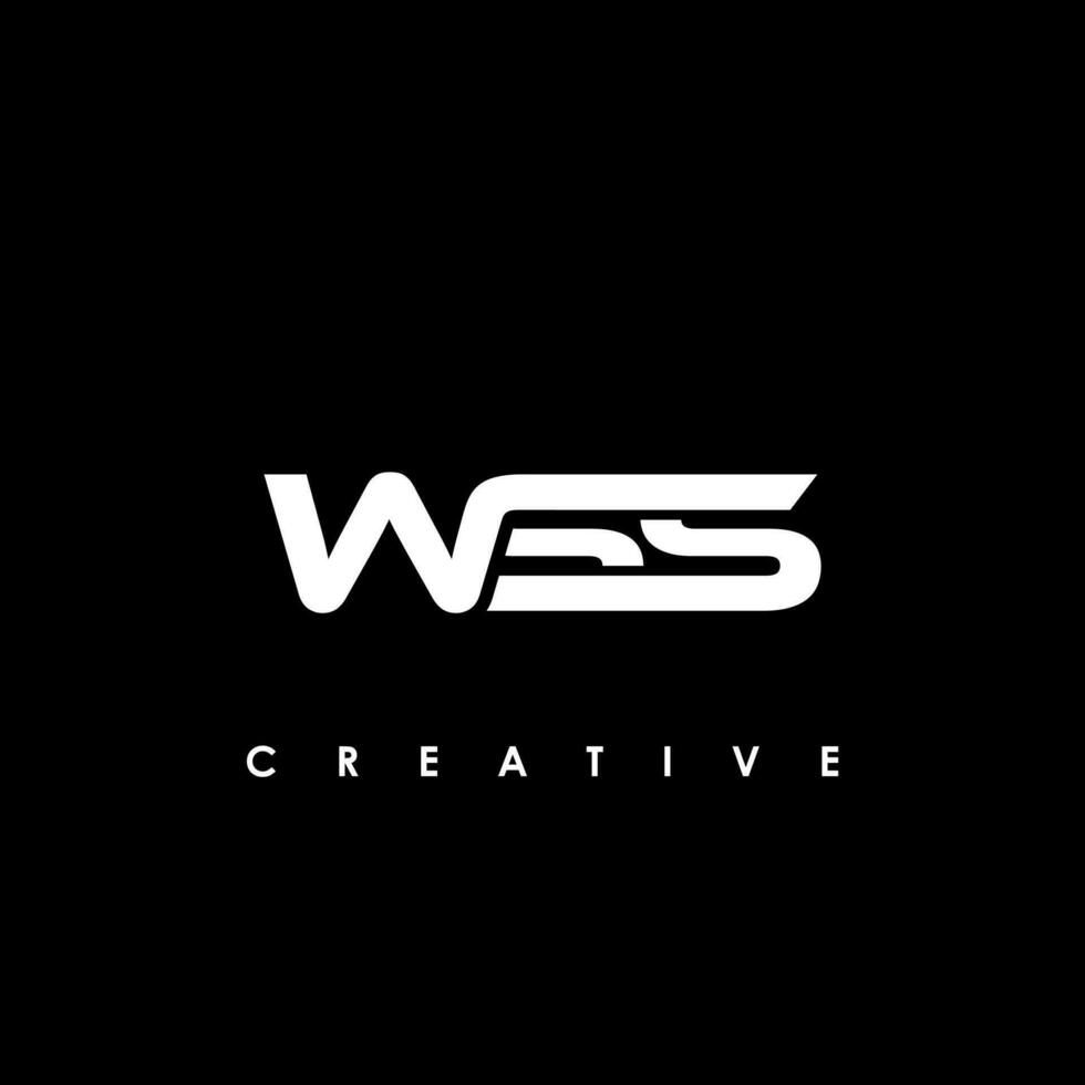 WSS Letter Initial Logo Design Template Vector Illustration