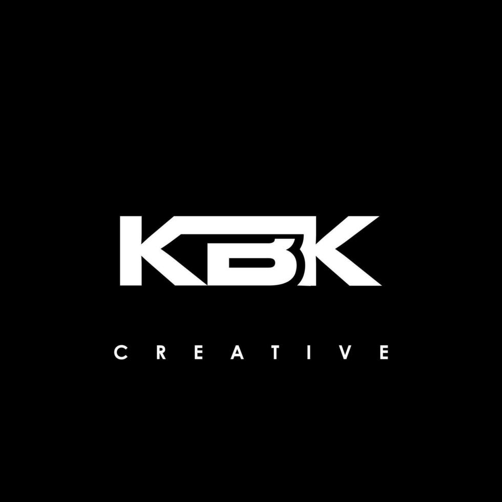 KBK Letter Initial Logo Design Template Vector Illustration