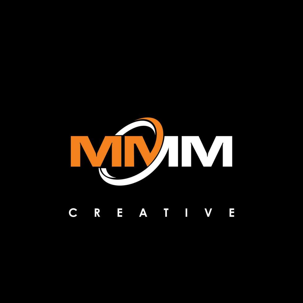 mmm letra inicial logo diseño modelo vector ilustración