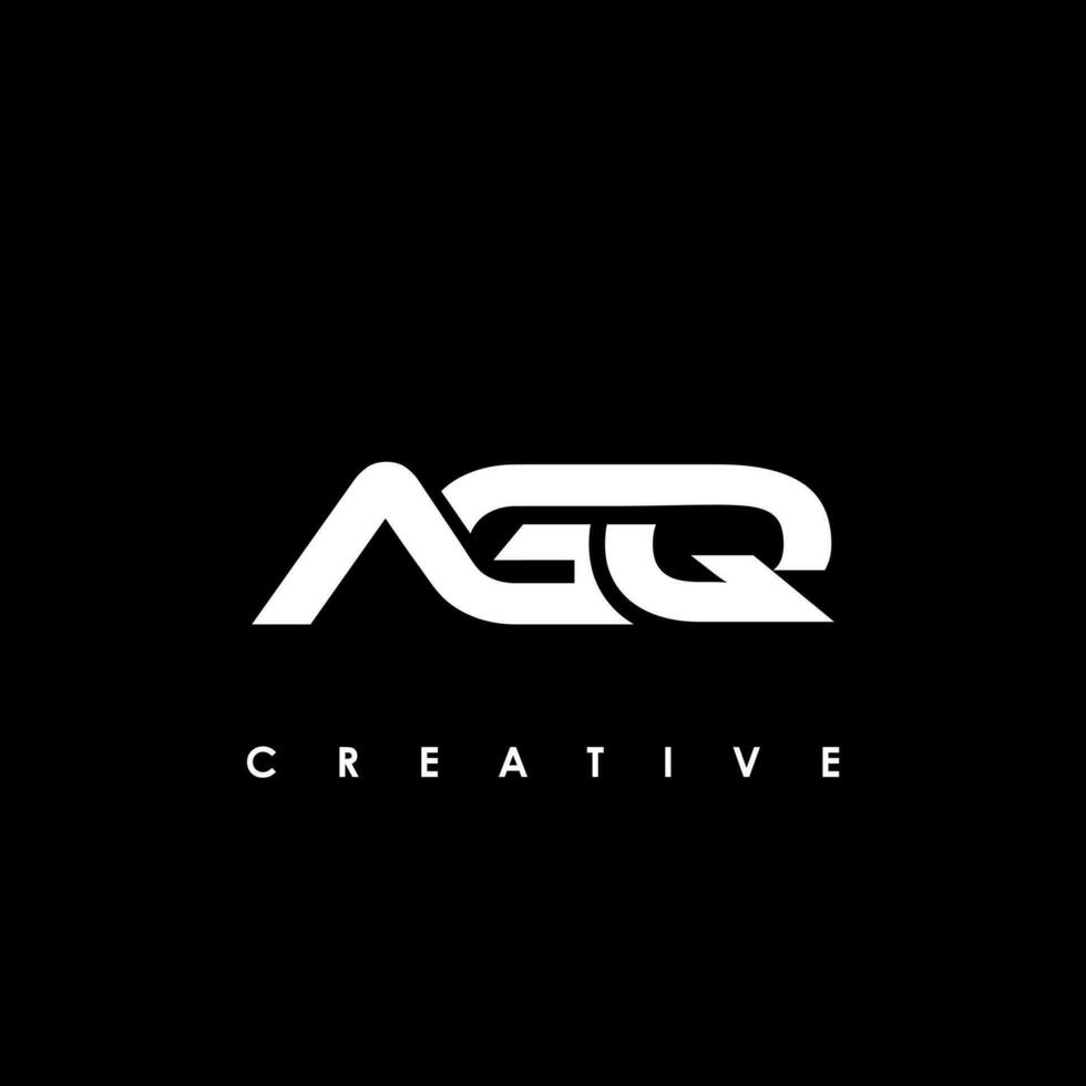 AGQ Letter Initial Logo Design Template Vector Illustration
