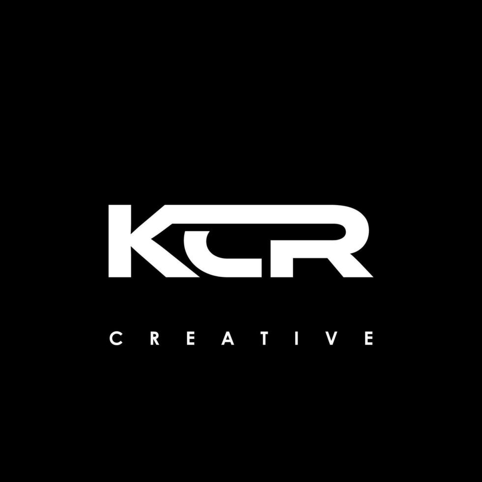 kcr letra inicial logo diseño modelo vector ilustración