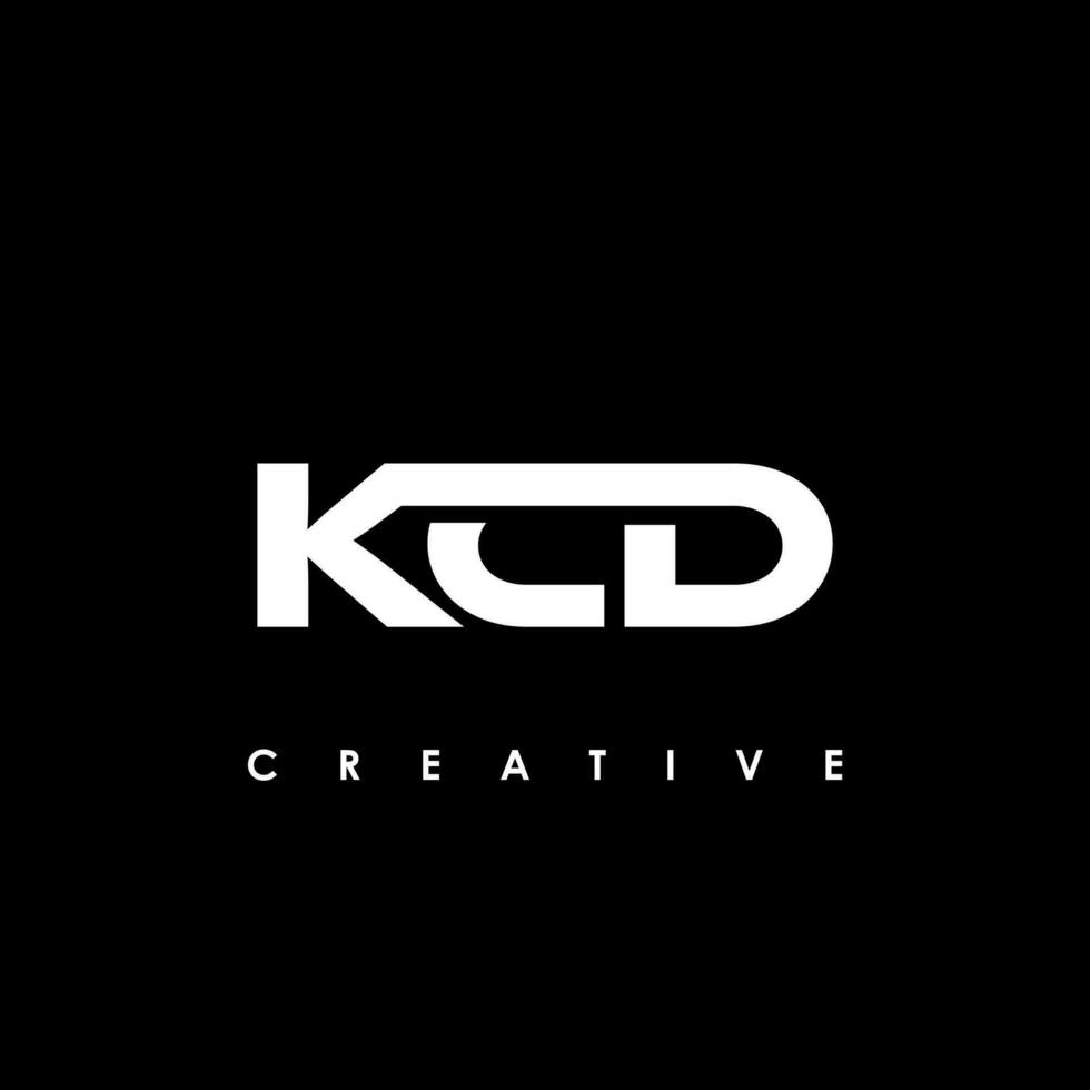 KCD Letter Initial Logo Design Template Vector Illustration
