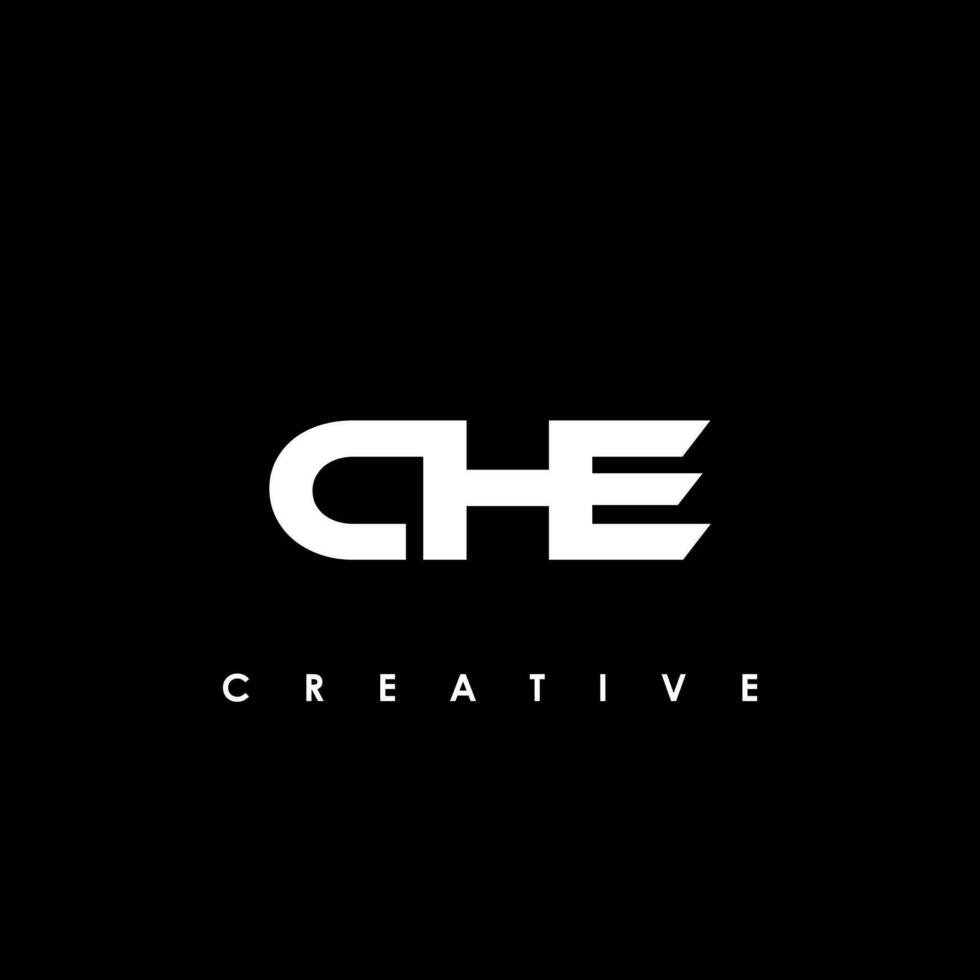 CHE Letter Initial Logo Design Template Vector Illustration