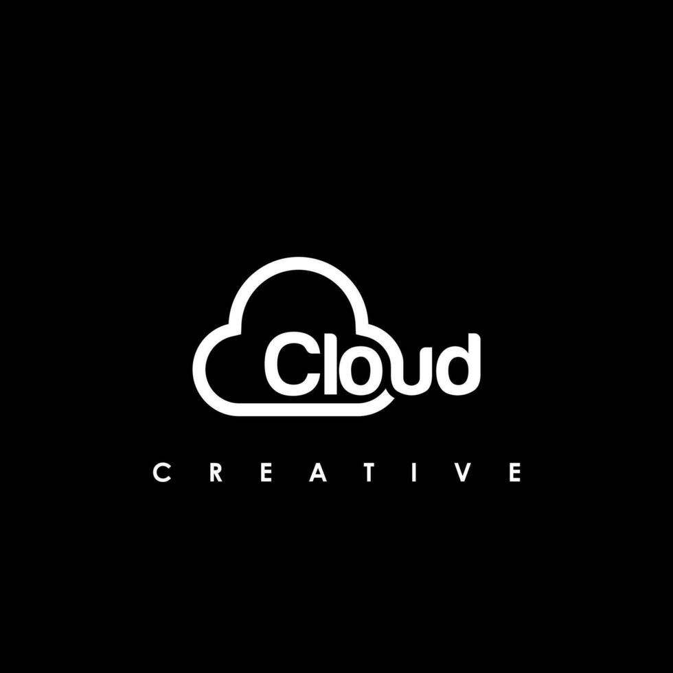 CLOUD Letter Initial Logo Design Template Vector Illustration