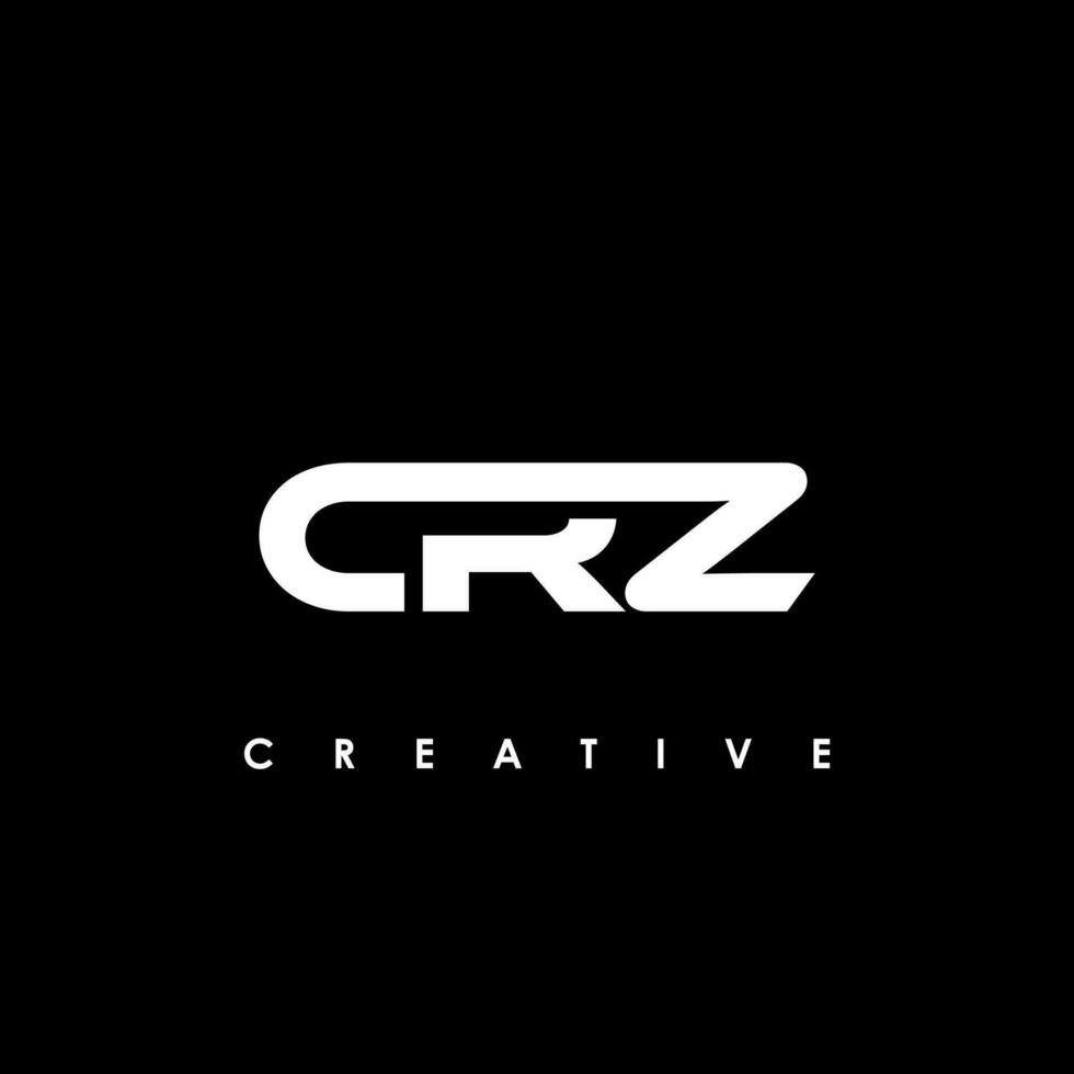 crz letra inicial logo diseño modelo vector ilustración