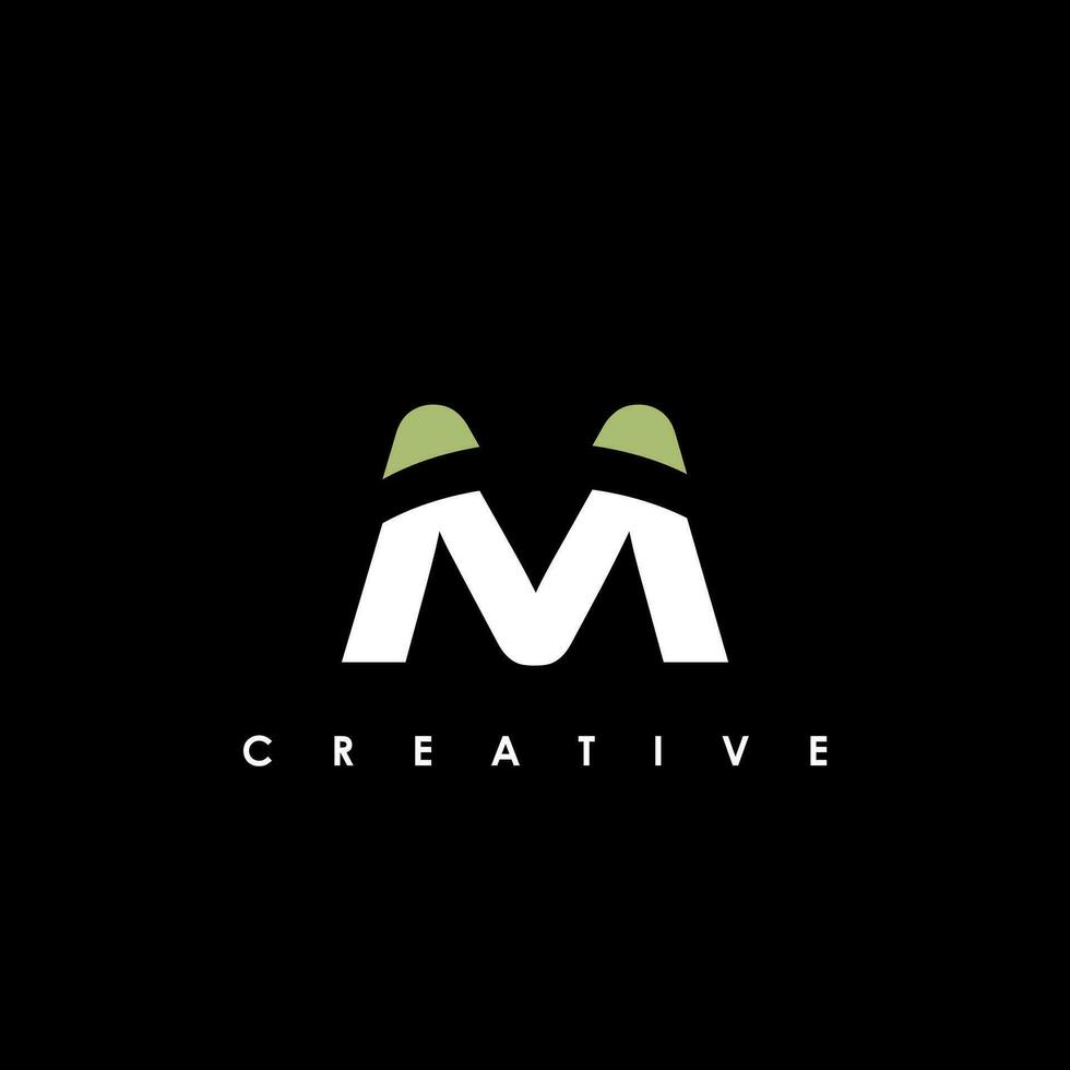 M Letter Initial Logo Design Template Vector Illustration
