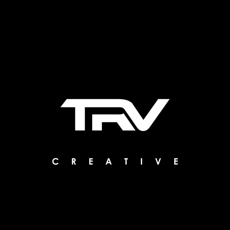 TRV Letter Initial Logo Design Template Vector Illustration