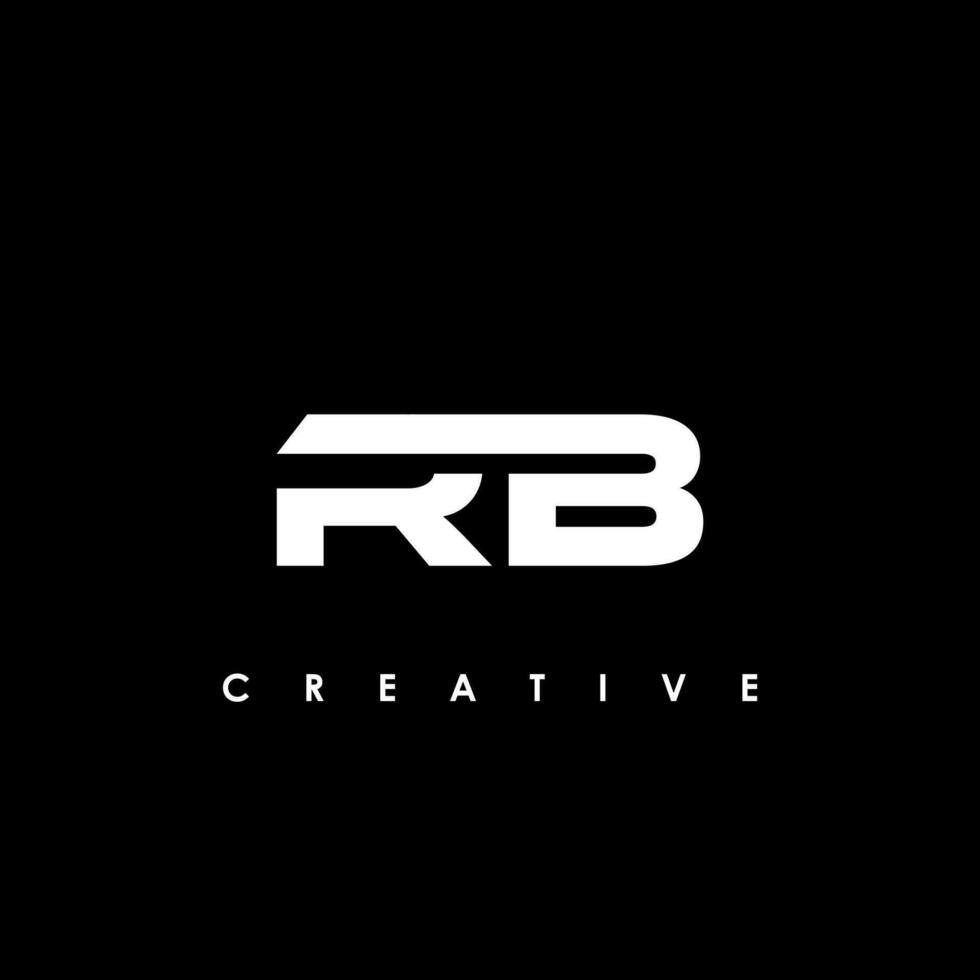 RB Letter Initial Logo Design Template Vector Illustration