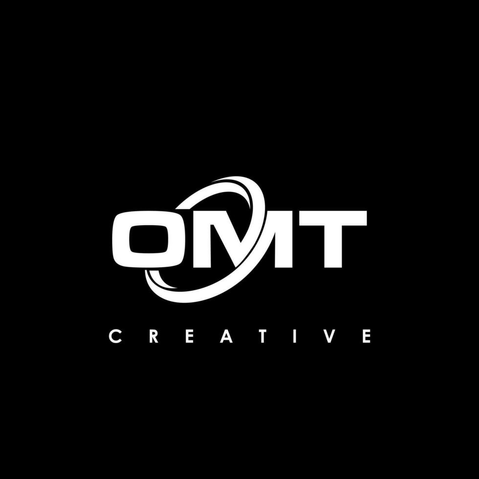 omt letra inicial logo diseño modelo vector ilustración