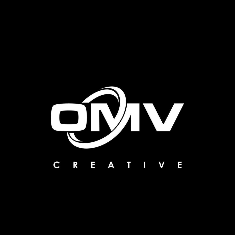 OMV Letter Initial Logo Design Template Vector Illustration