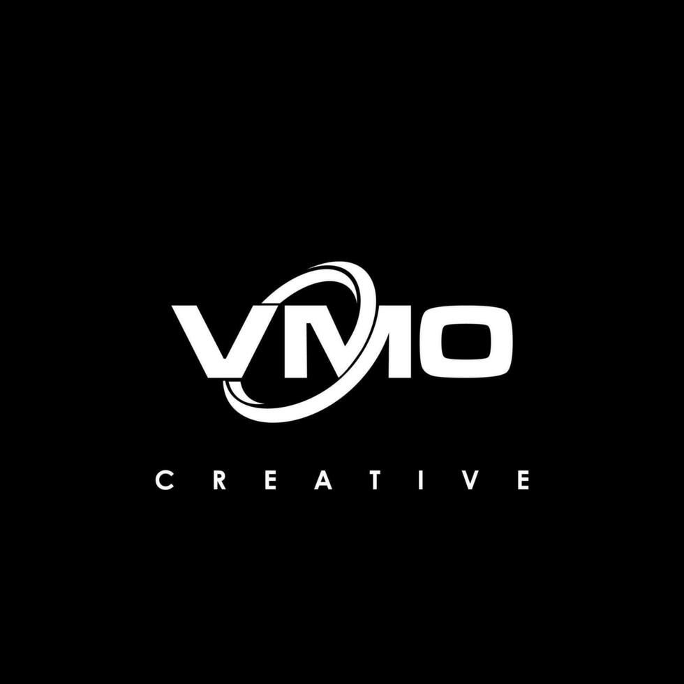 vmo letra inicial logo diseño modelo vector ilustración