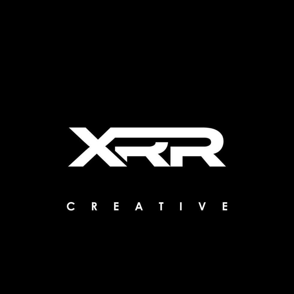 XRR Letter Initial Logo Design Template Vector Illustration