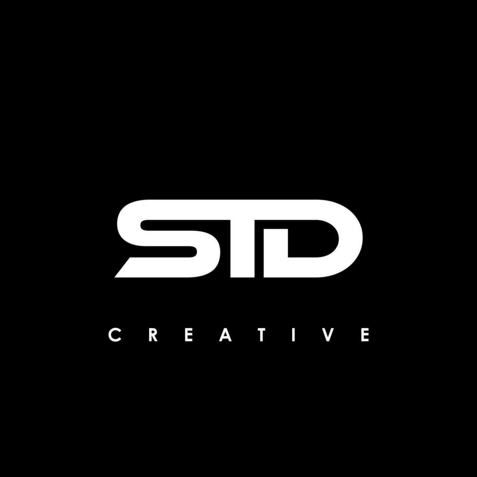 STD Letter Initial Logo Design Template Vector Illustration