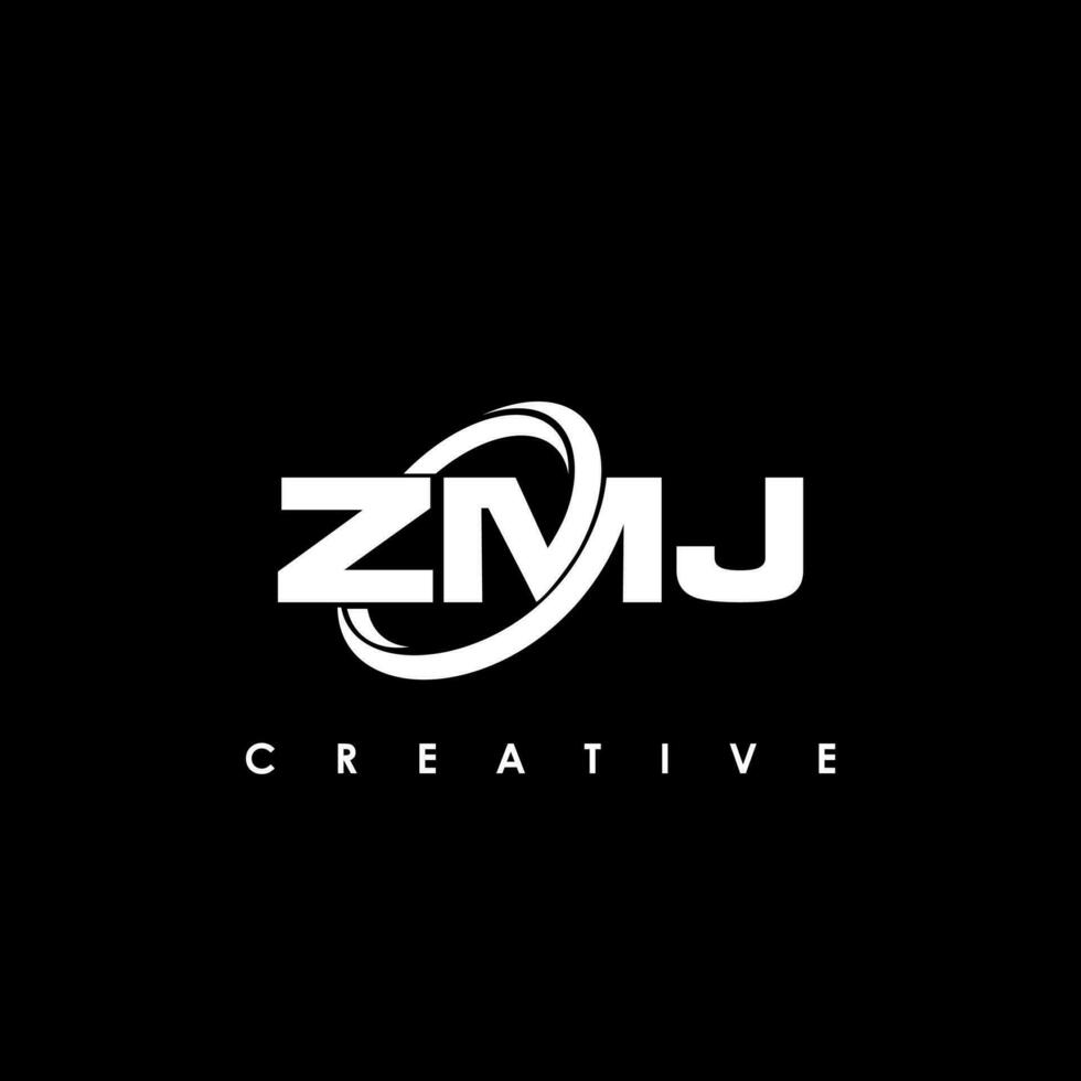 ZMJ Letter Initial Logo Design Template Vector Illustration 36206209