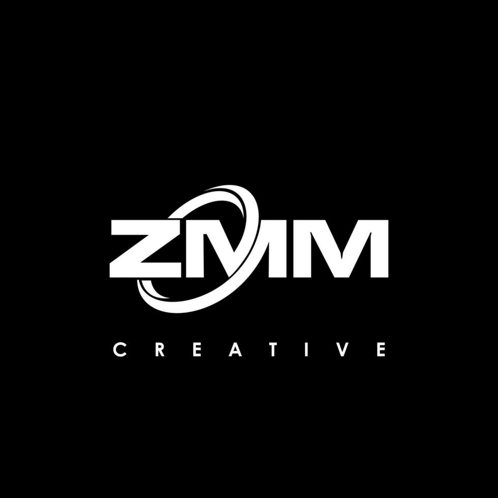 zmm letra inicial logo diseño modelo vector ilustración