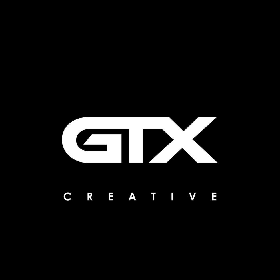 GTX Letter Initial Logo Design Template Vector Illustration