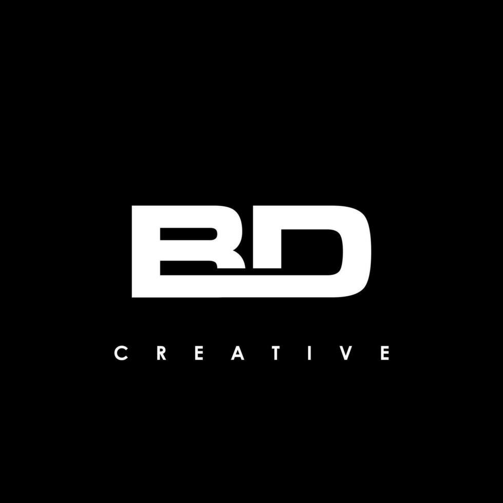 BD Letter Initial Logo Design Template Vector Illustration