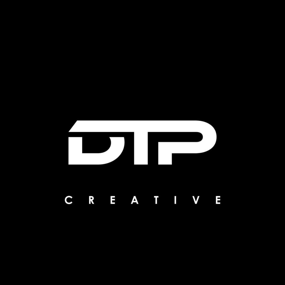 dtp letra inicial logo diseño modelo vector ilustración