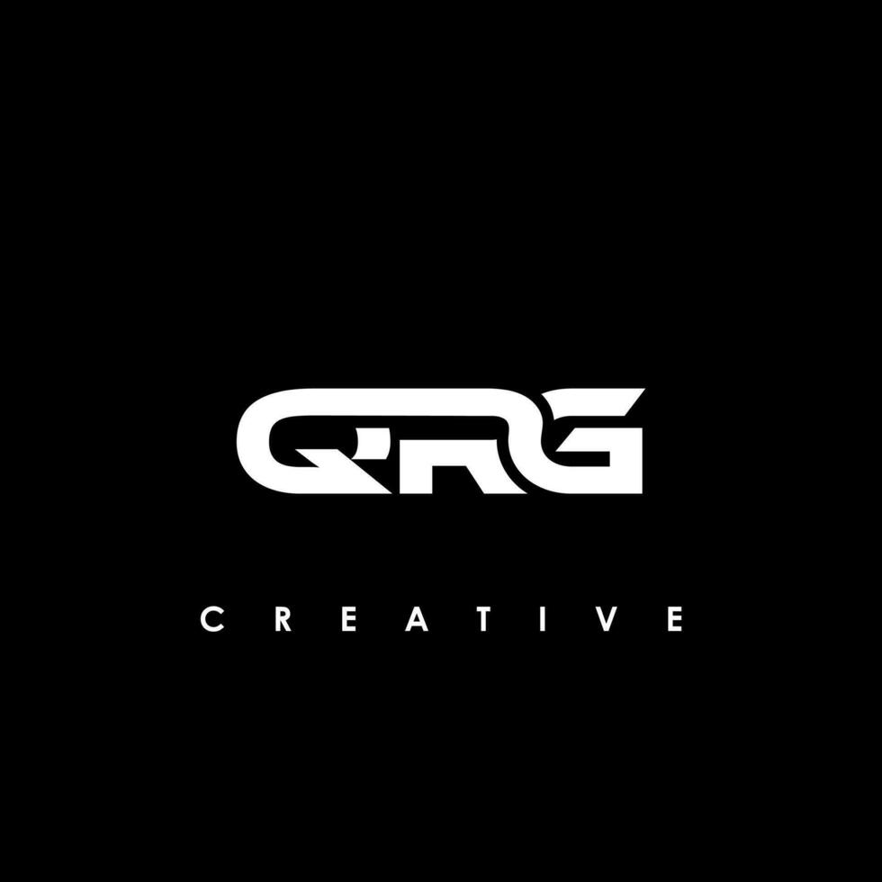QRG Letter Initial Logo Design Template Vector Illustration