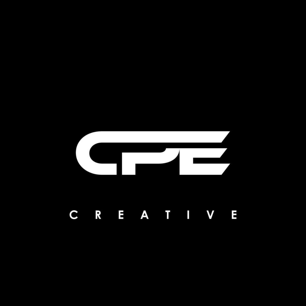 CPE Letter Initial Logo Design Template Vector Illustration