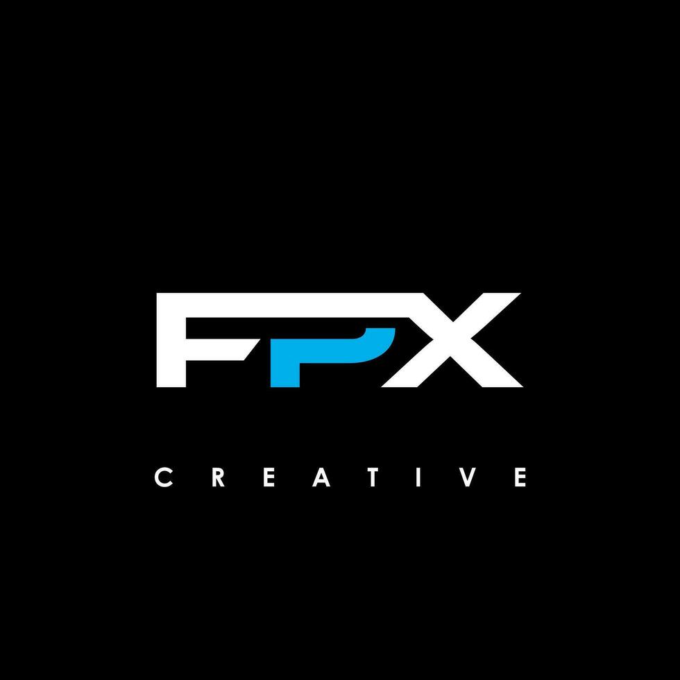 FPX Letter Initial Logo Design Template Vector Illustration