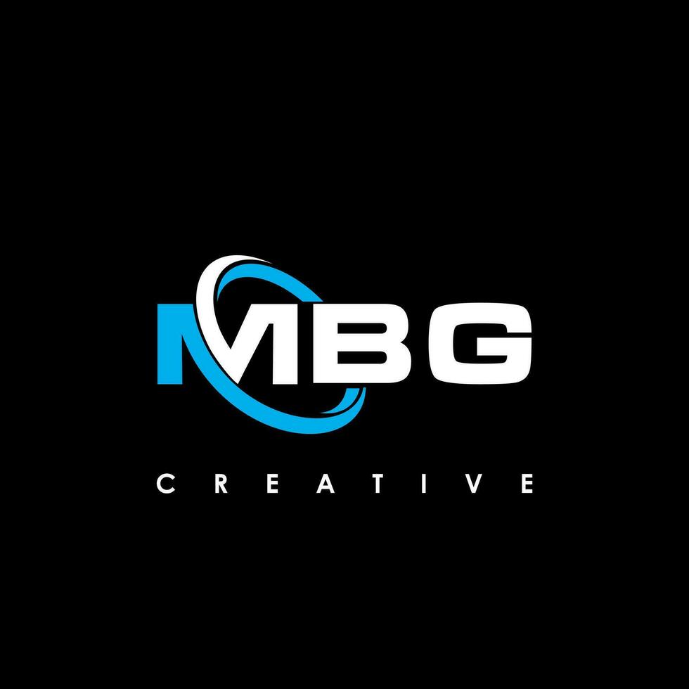 MBG Letter Initial Logo Design Template Vector Illustration