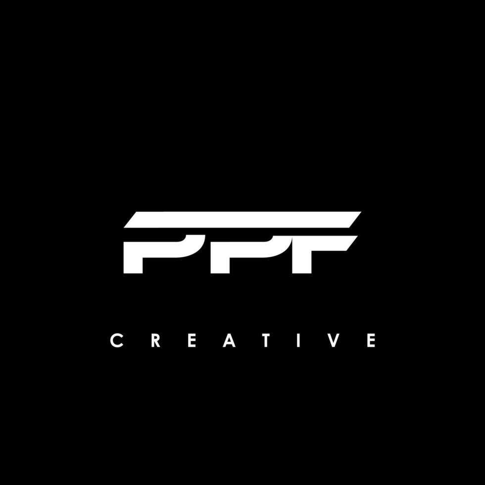 PPF Letter Initial Logo Design Template Vector Illustration