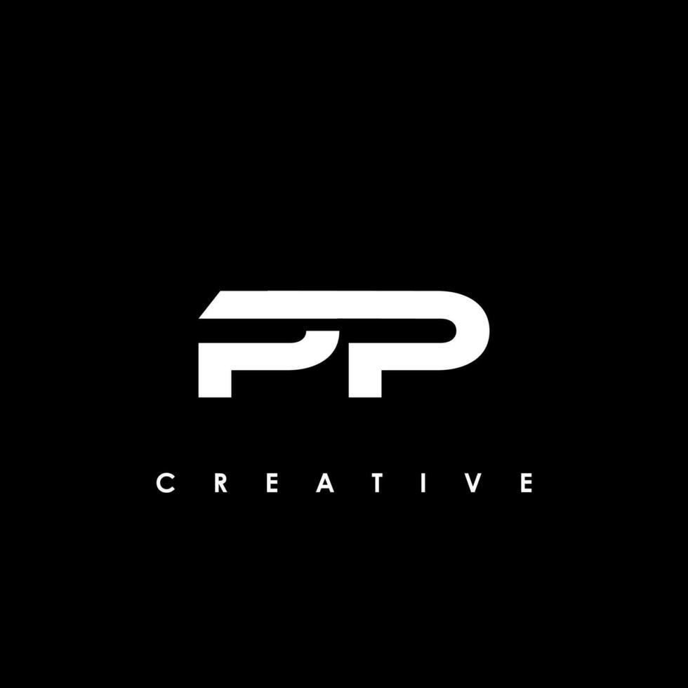 PP Letter Initial Logo Design Template Vector Illustration