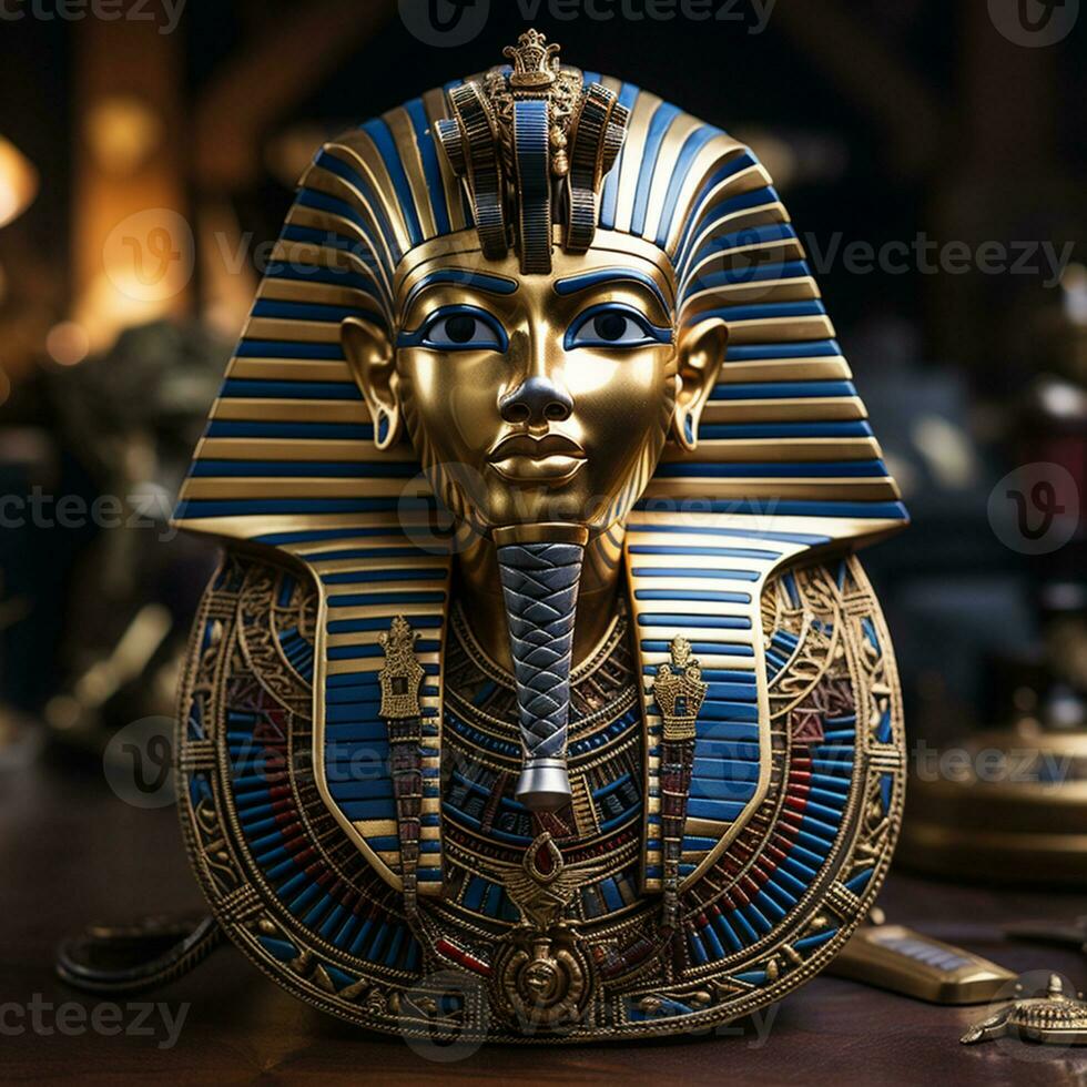 AI generated Ancient Egyptian sculpture, a symbol of spirituality and history generated by AI photo