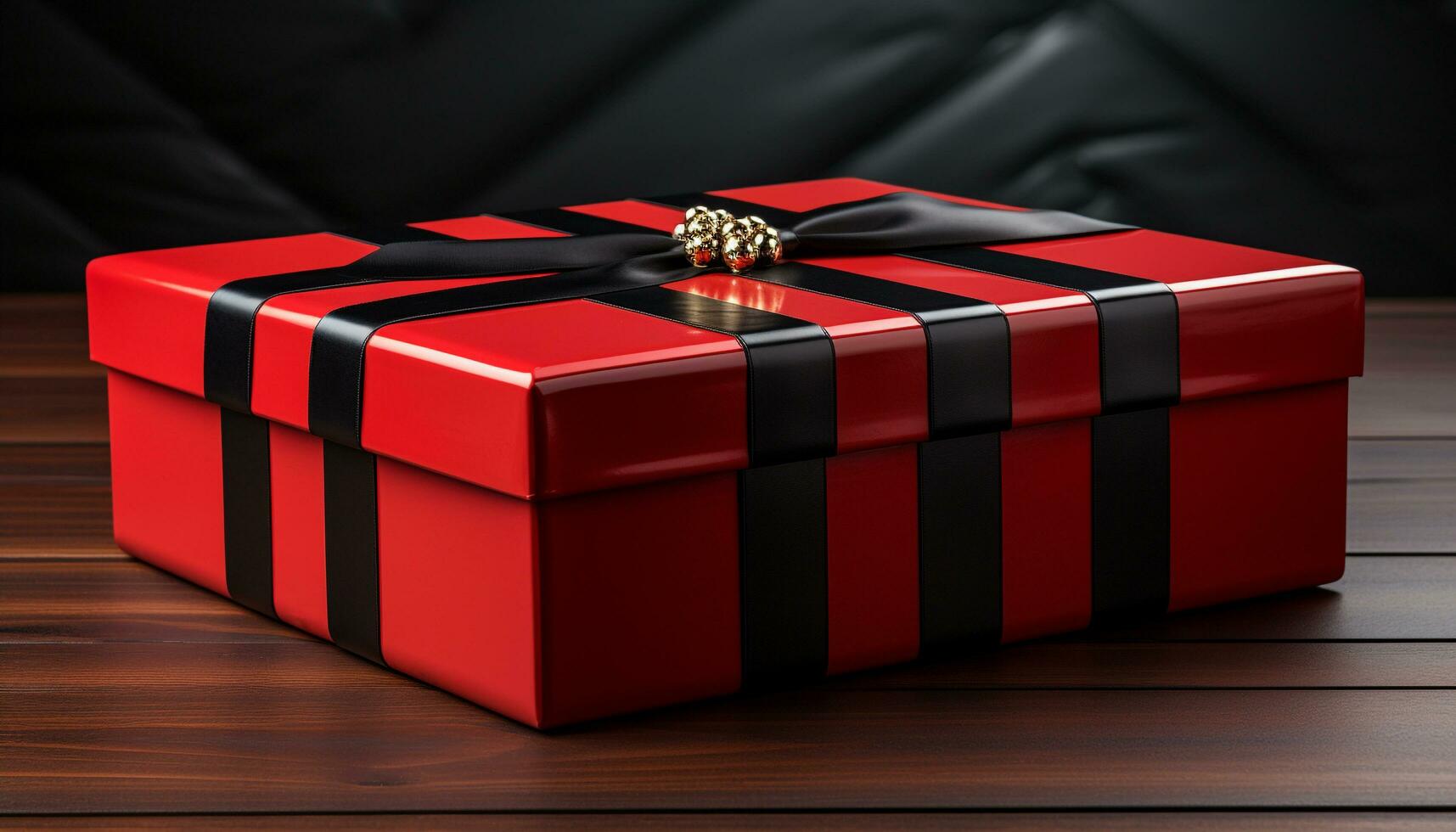 AI generated A stack of gift boxes, wrapped with love and celebration generated by AI photo