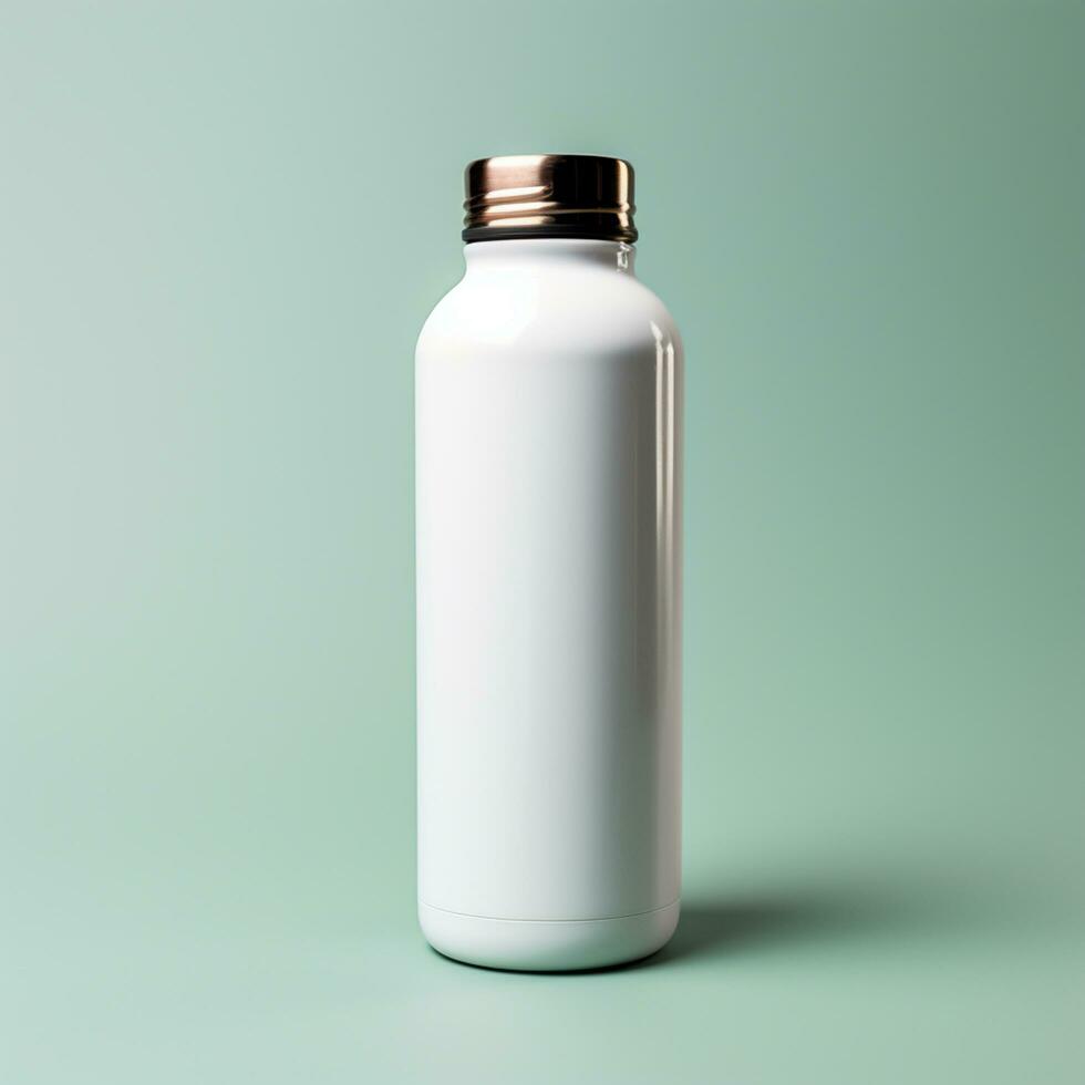 AI generated Healthcare bottle contains single pill for illness generated by AI photo