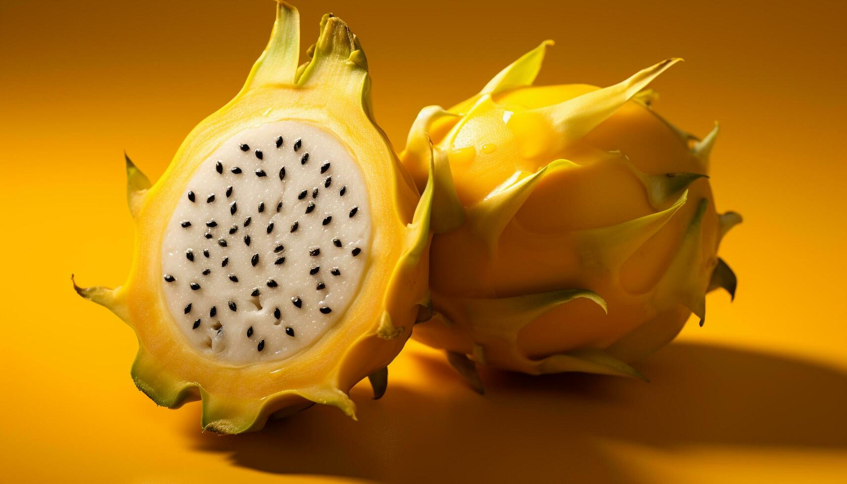 AI generated Freshness and vibrancy in a juicy tropical fruit generated by AI photo