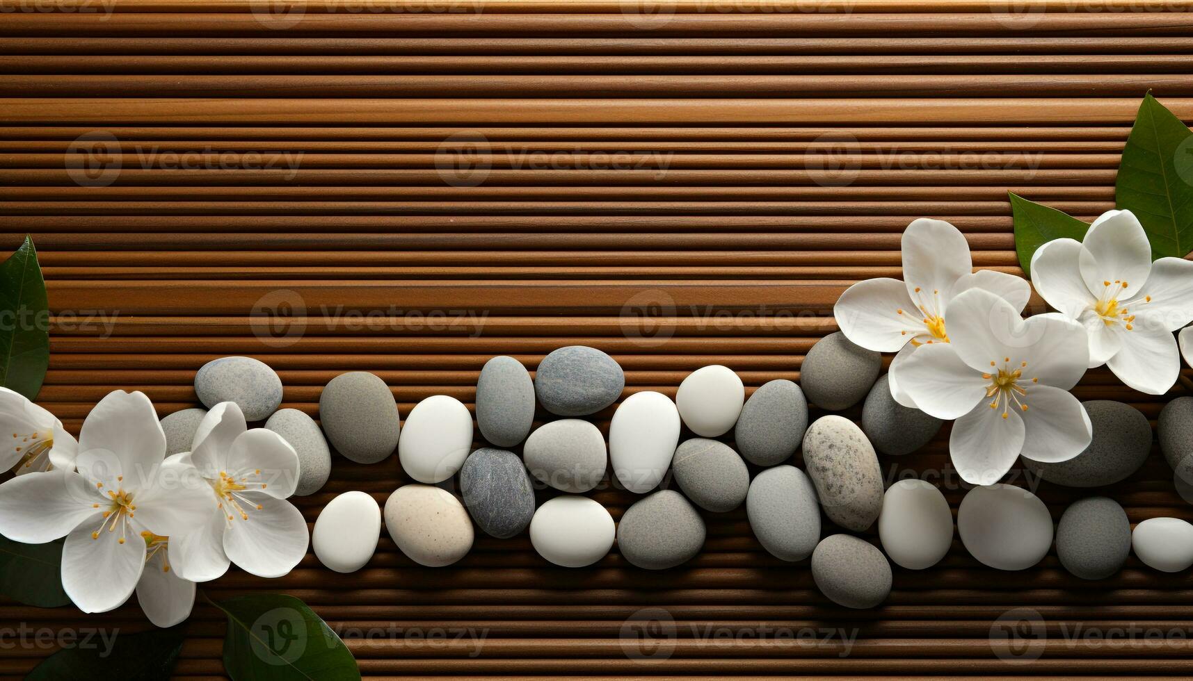 AI generated Freshness and beauty in nature, a single flower generated by AI photo