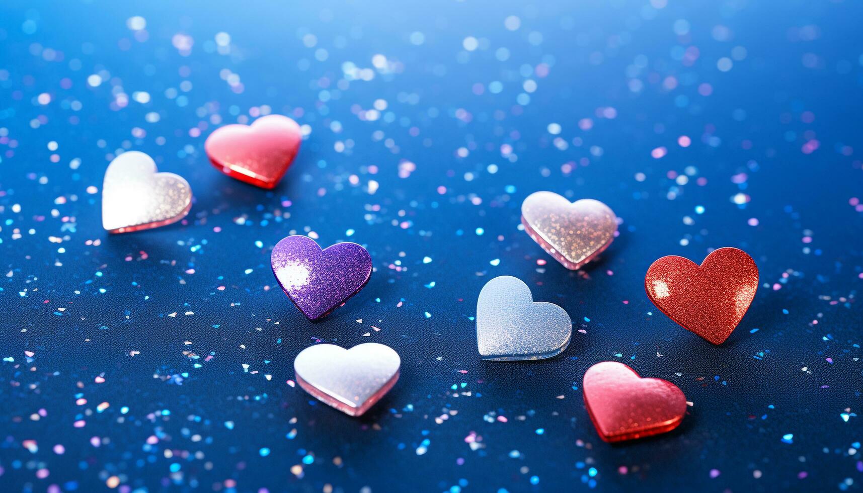AI generated Love and romance in a heart shaped chocolate generated by AI photo