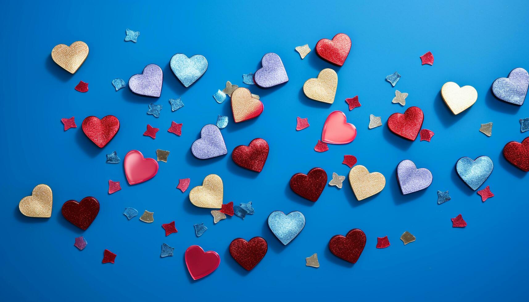 AI generated Love and passion in a vibrant heart generated by AI photo
