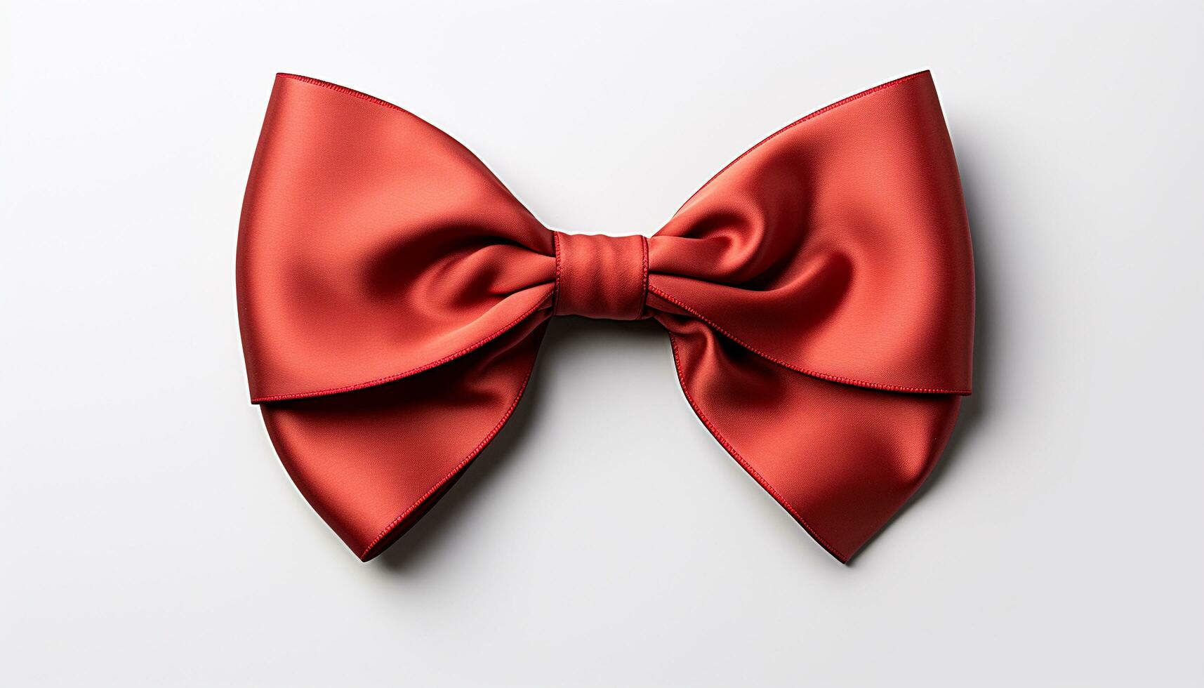 AI generated Shiny satin bow tie, symbol of elegance generated by AI photo