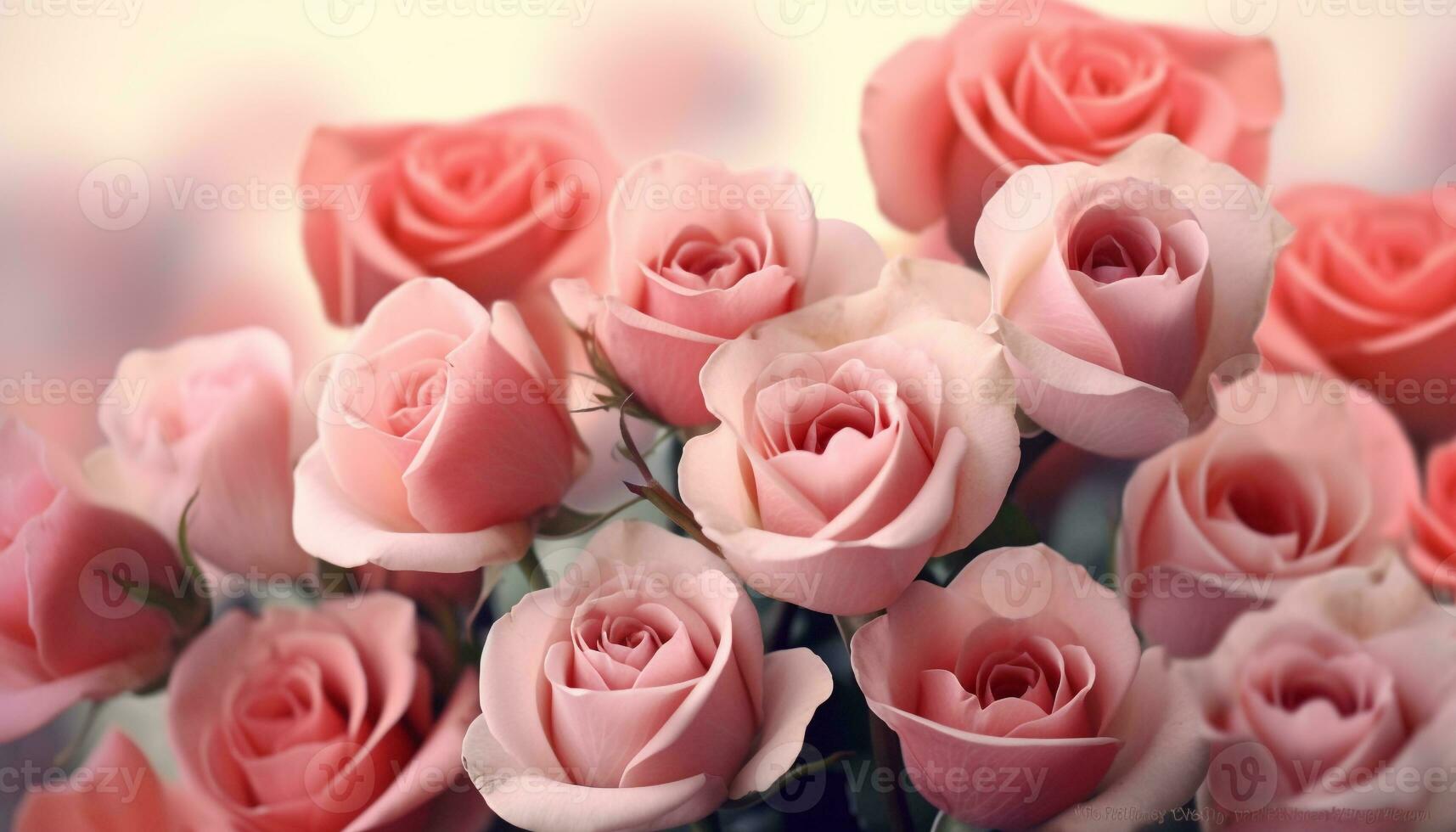 AI generated Freshness and beauty in nature, a vibrant bouquet generated by AI photo